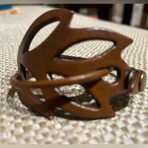 Brown Leather Wrap Bracelet